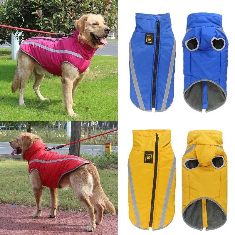 Wasserdicht Hund Kleidung für Große Hunde Winter Warme Große Hund Jacken Padded Fleece Pet Mantel Sicherheit Reflektierende Design Hund Kleidung
Wasserdicht Hund Kleidung für Große Hunde Winter Warme Große Hund Jacken Padded Fleece Pet Mantel Sicherheit Reflektierende Design Hund Kleidung