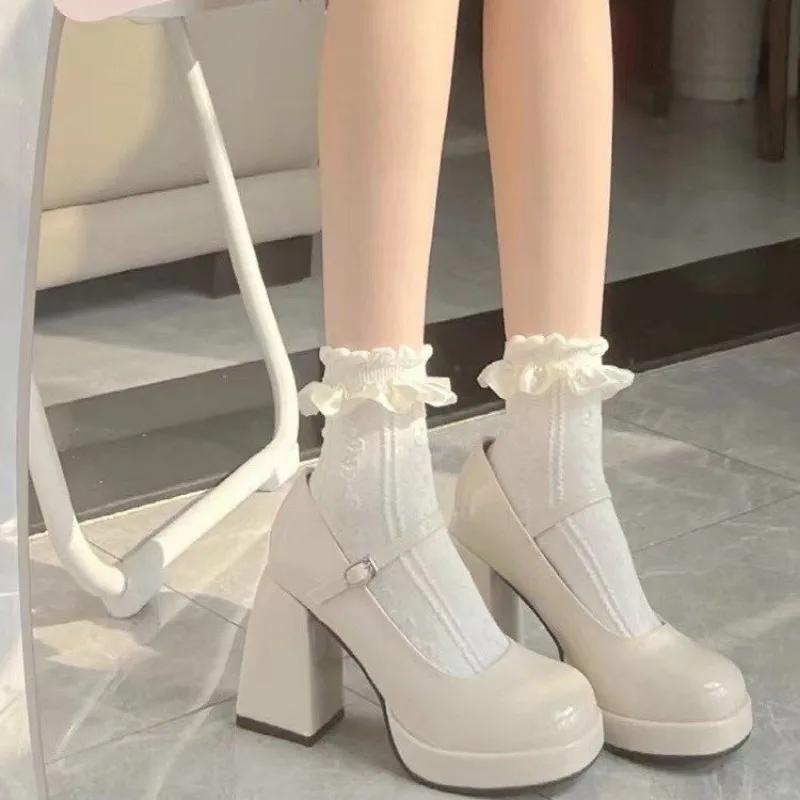 Fashion Fashion Shoes Female 2025 Summer Women s Mary Janes High Heels Round Toe Buckle Strap Dress Pumps Women with Shallow Chunky Heel 34 покинуть белый
Fashion Fashion Shoes Female 2025 Summer Women s Mary Janes High Heels Round Toe Buckle Strap Dress Pumps Women with Shallow Chunky Heel 34 покинуть белый