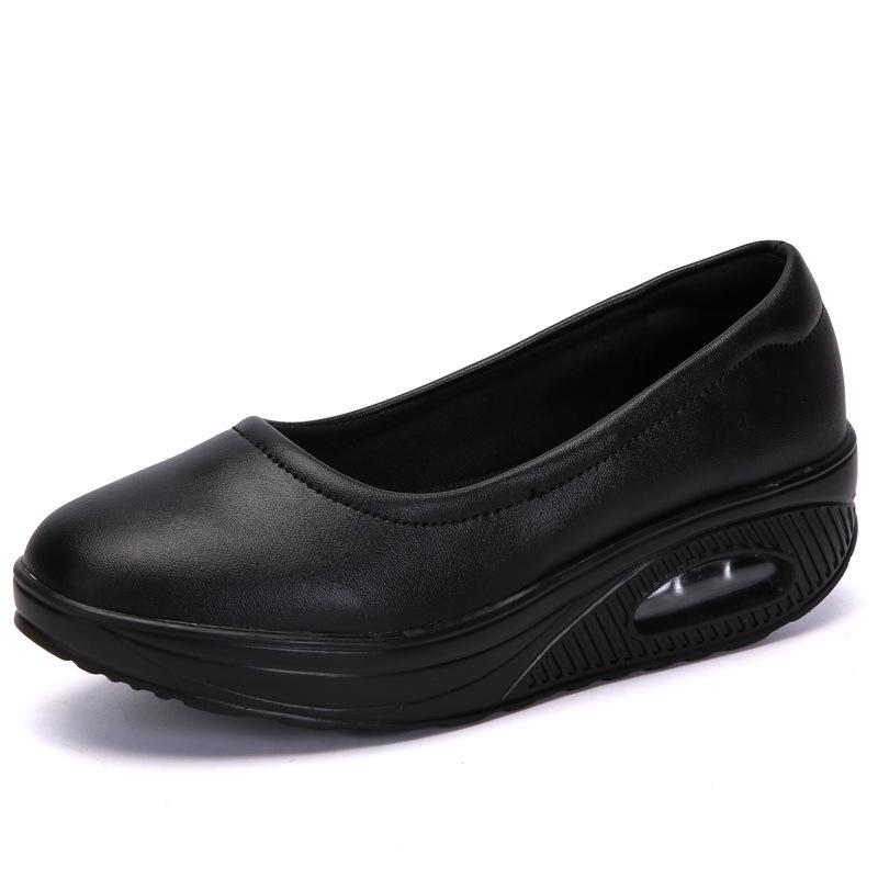 Nurse shoes breathable thick-soled heightening rocking shoes women s leather surface spring and autumn air cushion white casual light-mouth 42 чорний
Nurse shoes breathable thick-soled heightening rocking shoes women s leather surface spring and autumn air cushion white casual light-mouth 42 чорний
