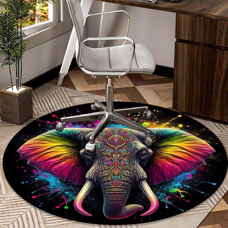 Elephant Dreams On The Moon round carpet Chair cushion Round Entryway Rug, Soft Round Rugs for Living Room, Bedroom, Circle Carpet decor gifts Diameter 60cm
Elephant Dreams On The Moon round carpet Chair cushion Round Entryway Rug, Soft Round Rugs for Living Room, Bedroom, Circle Carpet decor gifts Diameter 60cm