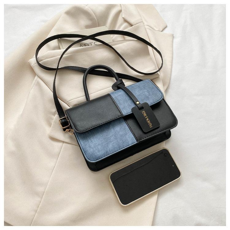 Luxury Niche Design Patchwork Color-Block Small Square Bag For Women 2026 Newest Textured Simple Crossbody Bag 21 чёрный
Luxury Niche Design Patchwork Color-Block Small Square Bag For Women 2026 Newest Textured Simple Crossbody Bag 21 чёрный