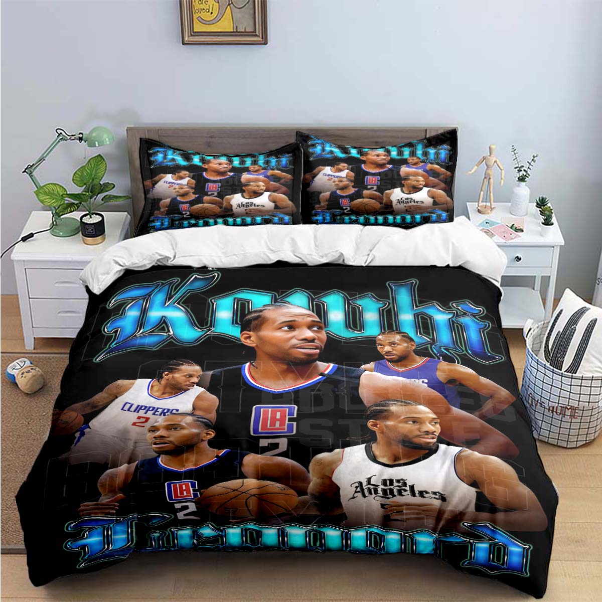 Comforter Fashion No2 Basketball Star K-Kawhi L-Leonard Print Bedding Sets Bed Supplies Set Bed Comforter Set Bedding Set Gift Comforter (quilt)-EU Single(135*200cm)3pcs
Comforter Fashion No2 Basketball Star K-Kawhi L-Leonard Print Bedding Sets Bed Supplies Set Bed Comforter Set Bedding Set Gift Comforter (quilt)-EU Single(135*200cm)3pcs