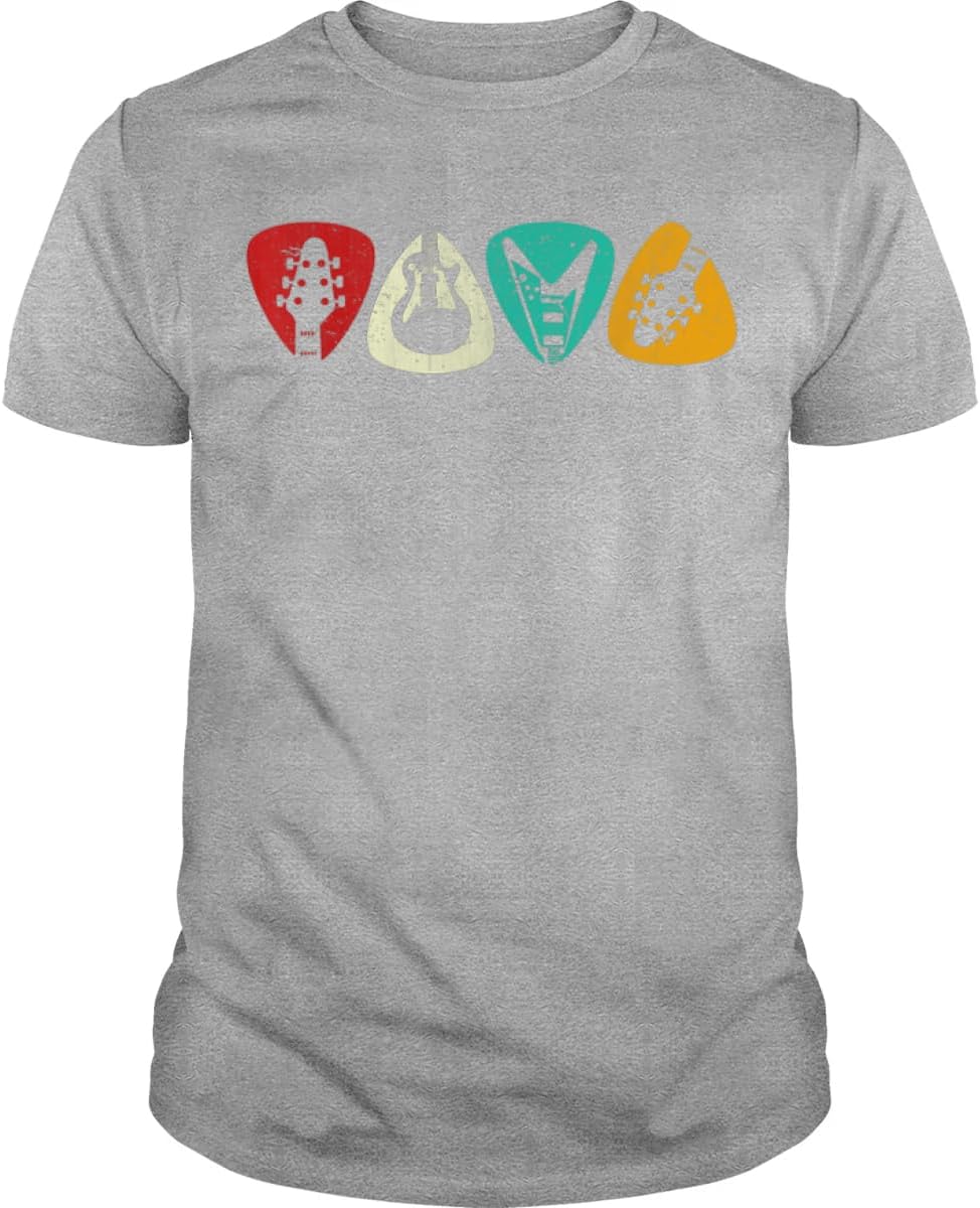 Retro Vintage Guitar Pick T Shirt - 80s 90s Band Music Guitarist Cotton Shirt Mens & Womens Short Sleeve Crew Neck Soft Tees 5XL різнокольоровий
Retro Vintage Guitar Pick T Shirt - 80s 90s Band Music Guitarist Cotton Shirt Mens & Womens Short Sleeve Crew Neck Soft Tees 5XL різнокольоровий