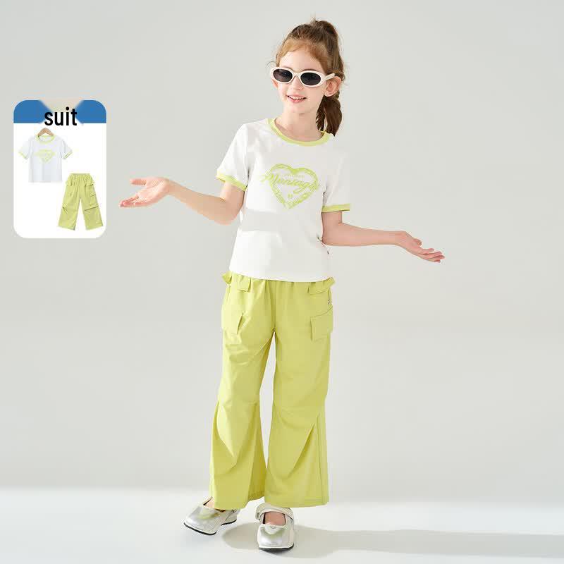 MENGTEJIAO Girls Summer Color-block T-shirt Set 160
MENGTEJIAO Girls Summer Color-block T-shirt Set 160