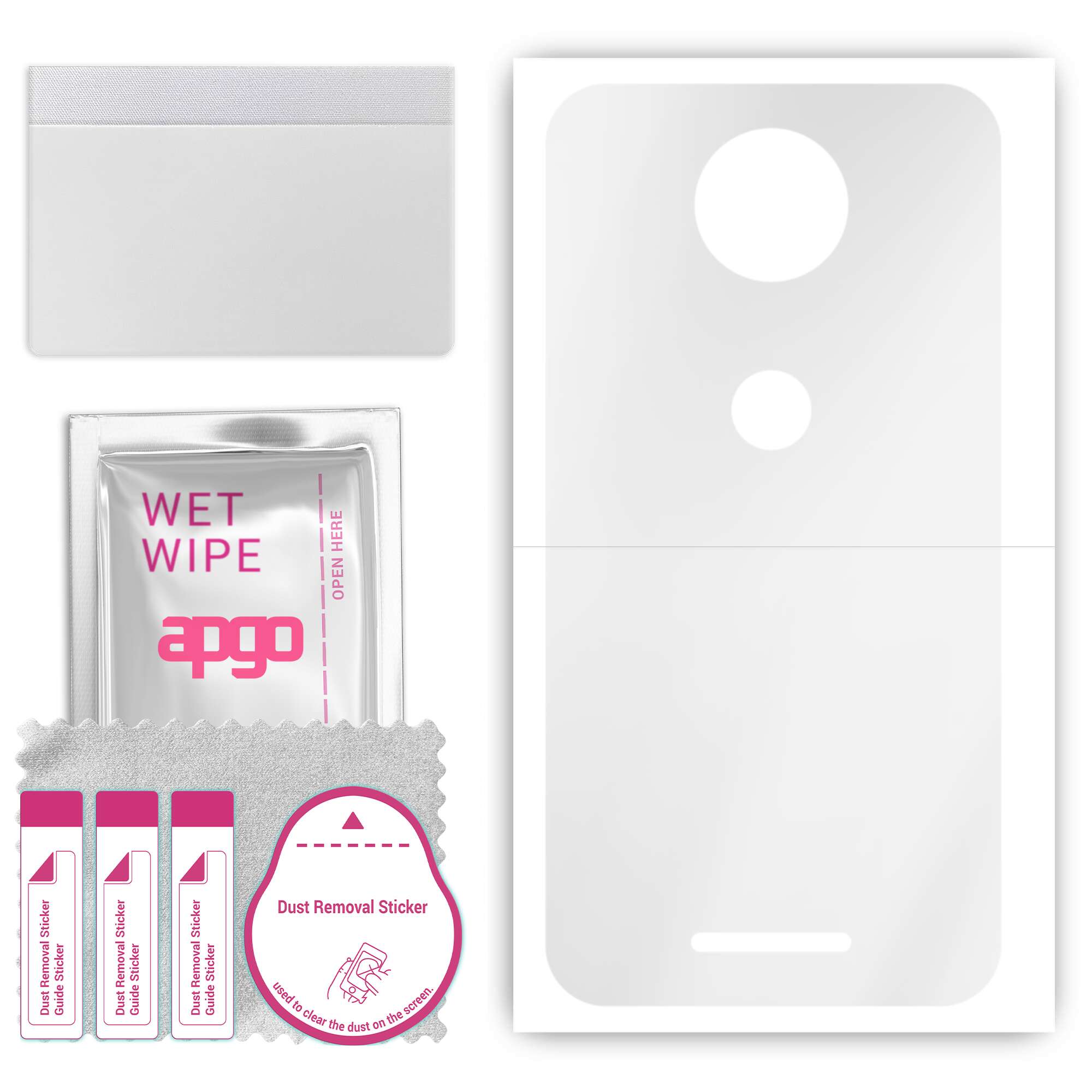 apgo Ultra Clear Protective Skin Sticker для задньої панелі, сумісної з Motorola Moto C, Wrap Film, Hydrogel Film, гнучкий, м’який ТПУ з позиціонуванням l
apgo Ultra Clear Protective Skin Sticker для задньої панелі, сумісної з Motorola Moto C, Wrap Film, Hydrogel Film, гнучкий, м’який ТПУ з позиціонуванням l