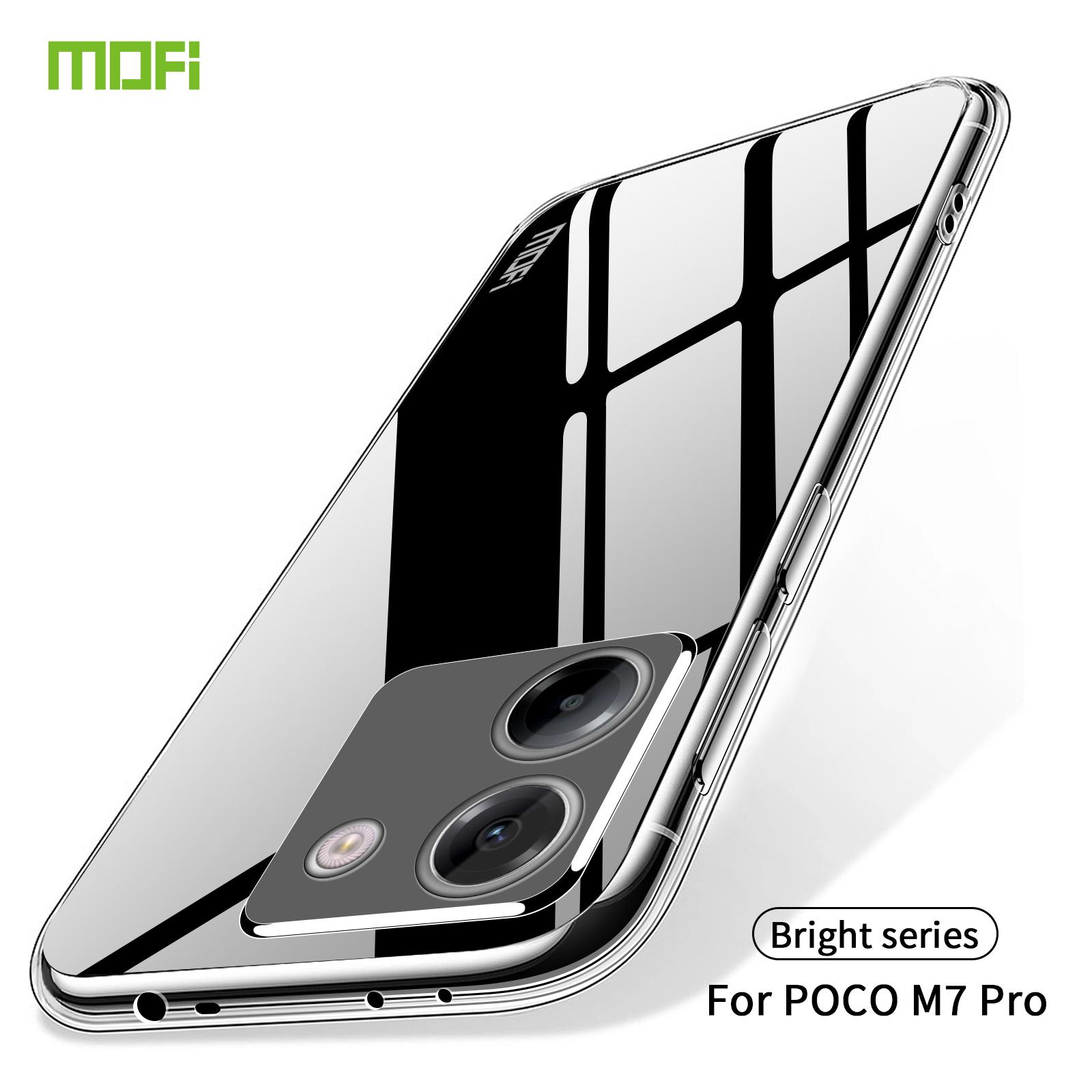 For Xiaomi Poco M7 Pro 5G Clear Phone Case MOFI Ultra-Thin TPU Phone Back Cover Transparent
For Xiaomi Poco M7 Pro 5G Clear Phone Case MOFI Ultra-Thin TPU Phone Back Cover Transparent