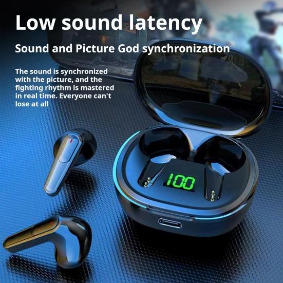 Наушники-вкладыши с поддержкой Bluetooth и чехлом для беспроводной зарядки. Цифровой дисплей. Сенсорное управление. Водонепроницаемые беспроводные наушники со стереозвуком. чёрный
Наушники-вкладыши с поддержкой Bluetooth и чехлом для беспроводной зарядки. Цифровой дисплей. Сенсорное управление. Водонепроницаемые беспроводные наушники со стереозвуком. чёрный