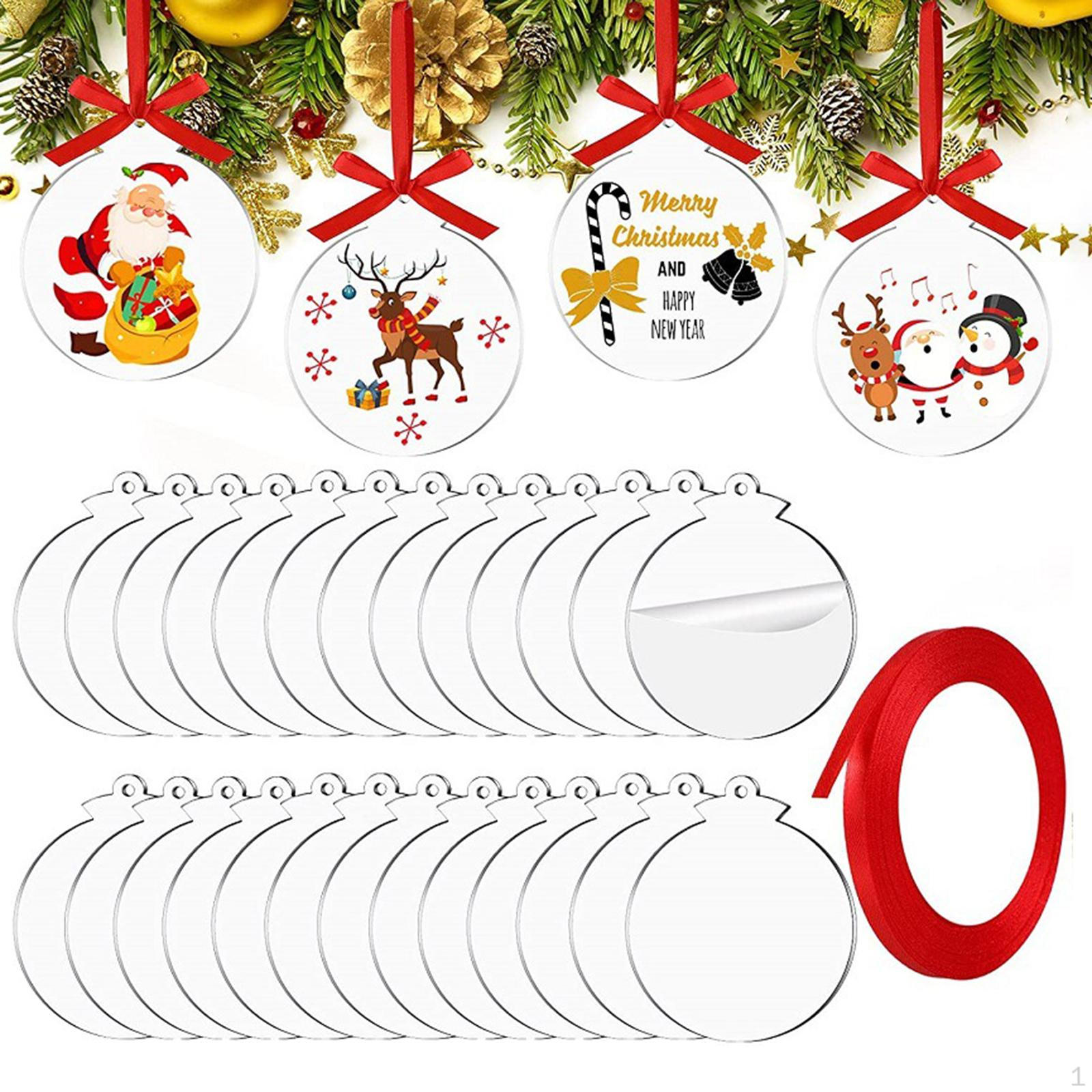 30x 3inch Circle Christmas Acrylic Ornaments Art Unfinished Predrilled Hanging Embellishments for
30x 3inch Circle Christmas Acrylic Ornaments Art Unfinished Predrilled Hanging Embellishments for