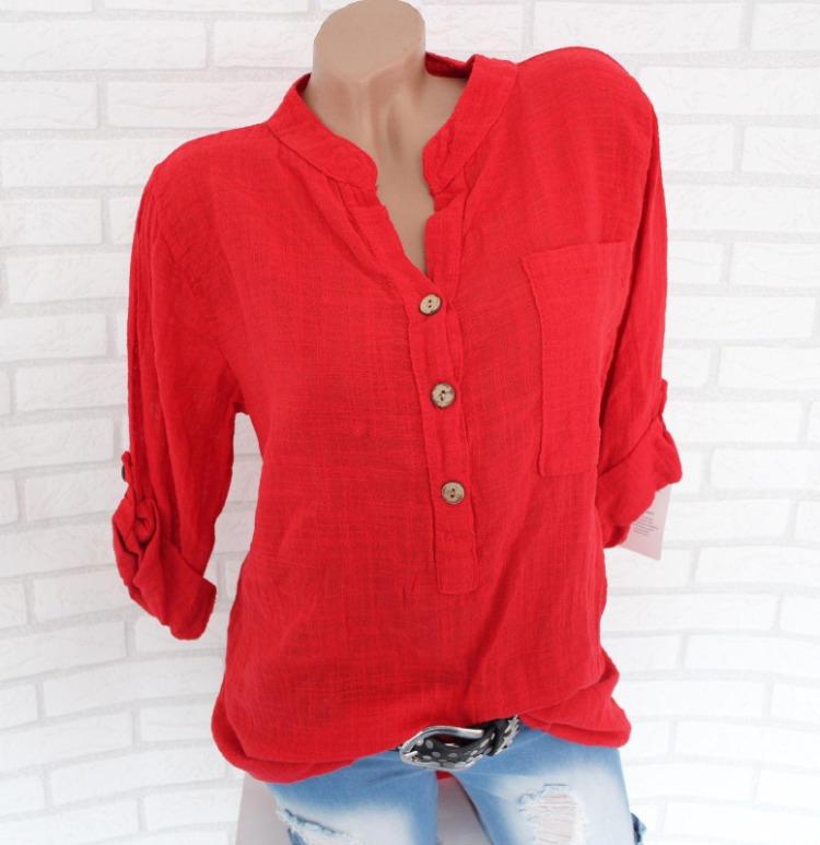 Women Sheer Long Sleeve Shirt Summer 5XL червоний
Women Sheer Long Sleeve Shirt Summer 5XL червоний