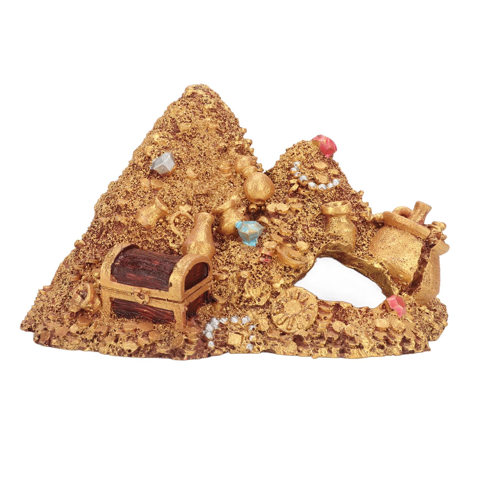 Fish Tank Gold Mountain Simulation Resin Aquarium Treasure Mountain Hideouts Decoration
Fish Tank Gold Mountain Simulation Resin Aquarium Treasure Mountain Hideouts Decoration
