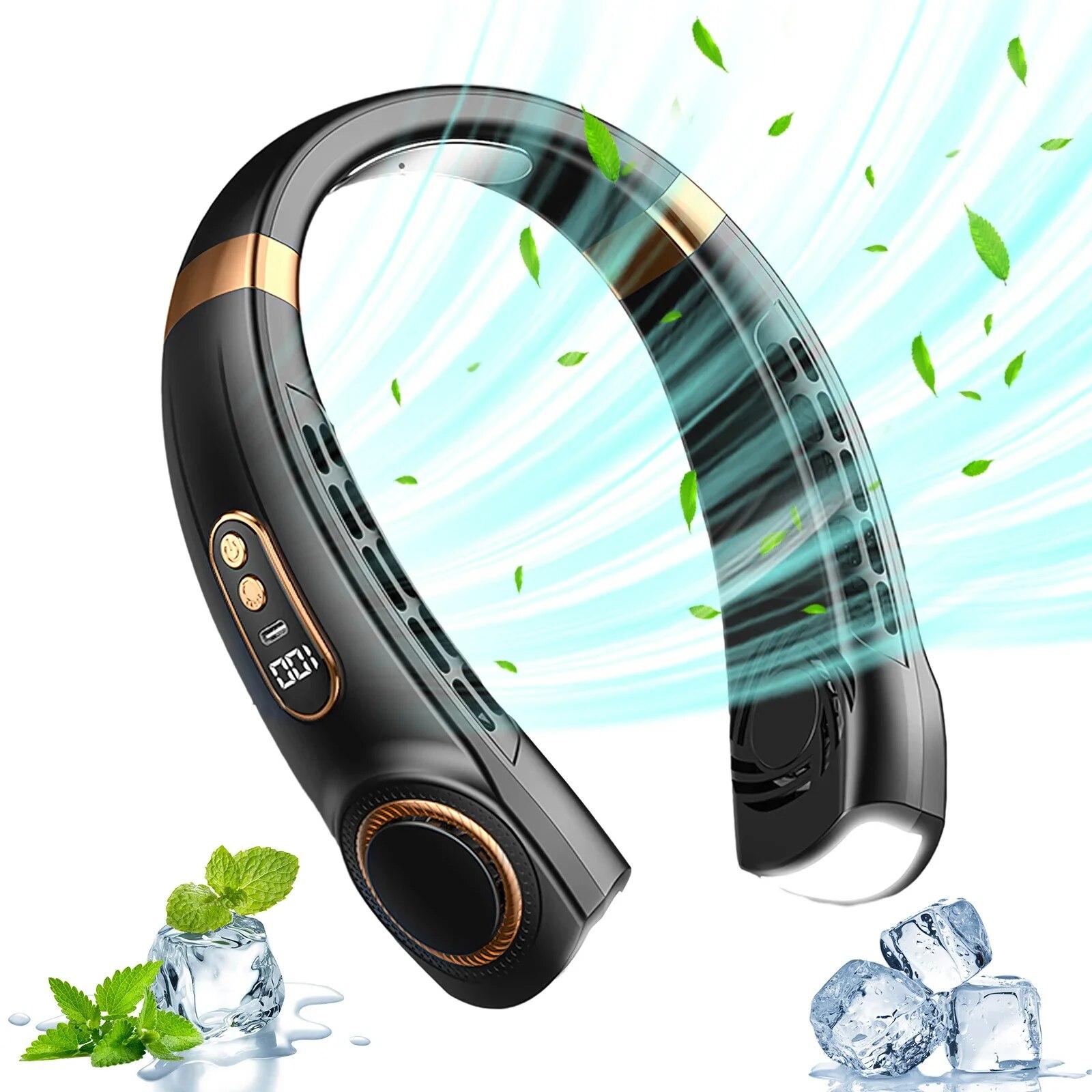 Портативный вентилятор с шейным ободом, подвесной вентилятор для шеи, бесшумный цифровой дисплей, мини-электрический вентилятор, воздушный охладитель, перезаряжаемые через USB бесшумные портативные вентиляторы чёрный
Портативный вентилятор с шейным ободом, подвесной вентилятор для шеи, бесшумный цифровой дисплей, мини-электрический вентилятор, воздушный охладитель, перезаряжаемые через USB бесшумные портативные вентиляторы чёрный