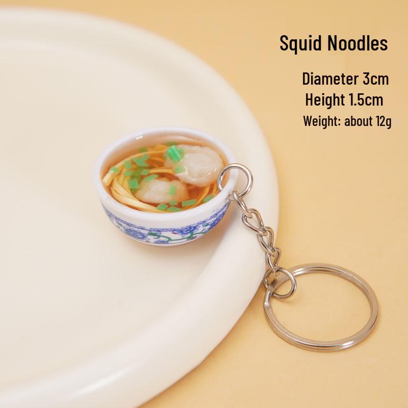 Chinese Style Porcelain Noodle Bowl Keychain – Blue & White 3cm Simulation Food Pendant Toy
Chinese Style Porcelain Noodle Bowl Keychain – Blue & White 3cm Simulation Food Pendant Toy