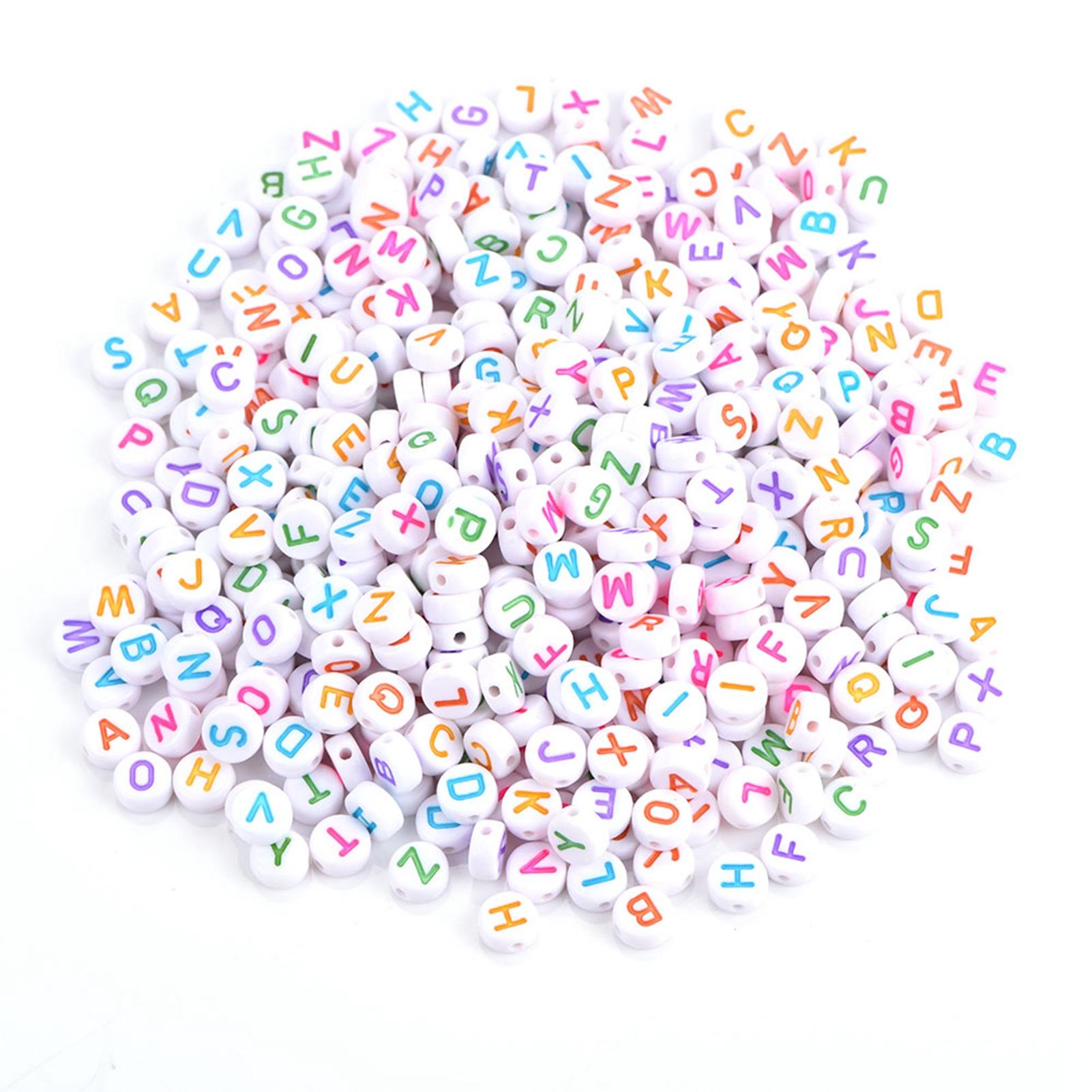 500Pcs 7 Colors Acrylic Letter Beads A-Z Round Alphabet Beads for DIY Bracelet Necklace
500Pcs 7 Colors Acrylic Letter Beads A-Z Round Alphabet Beads for DIY Bracelet Necklace