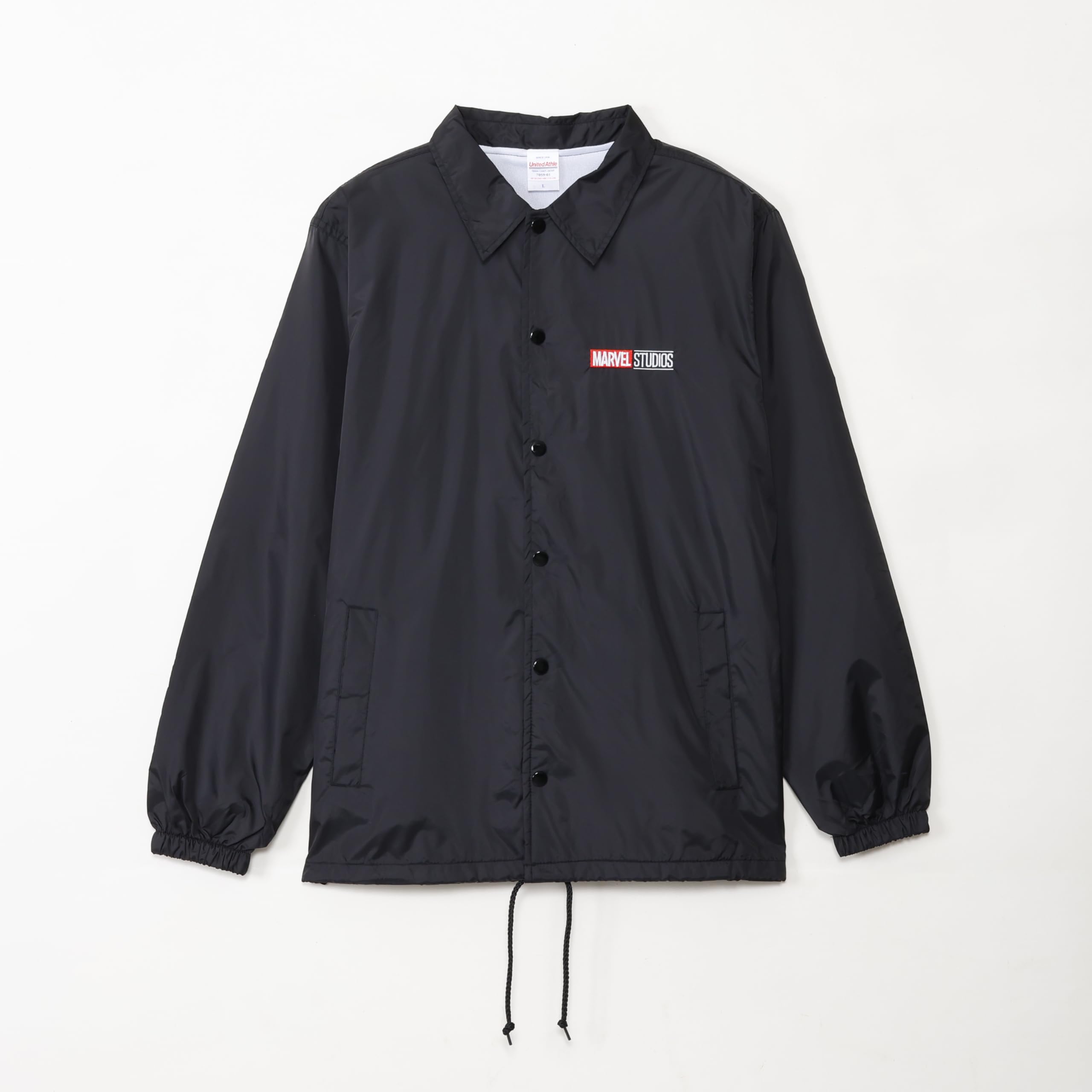 Small Planet Marvel Embroidered Coach Jacket with Marvel Studios Logo, Size L, Black
Small Planet Marvel Embroidered Coach Jacket with Marvel Studios Logo, Size L, Black