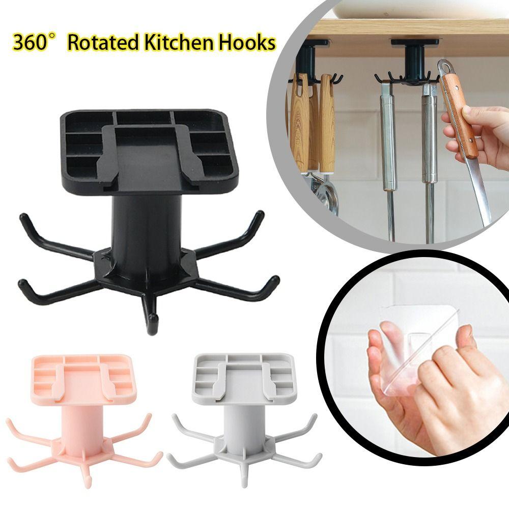 360° Rotated Kitchen Hook Self Adhesive Handbag Clothes Ties Hanger New Storage Rack сірий
360° Rotated Kitchen Hook Self Adhesive Handbag Clothes Ties Hanger New Storage Rack сірий