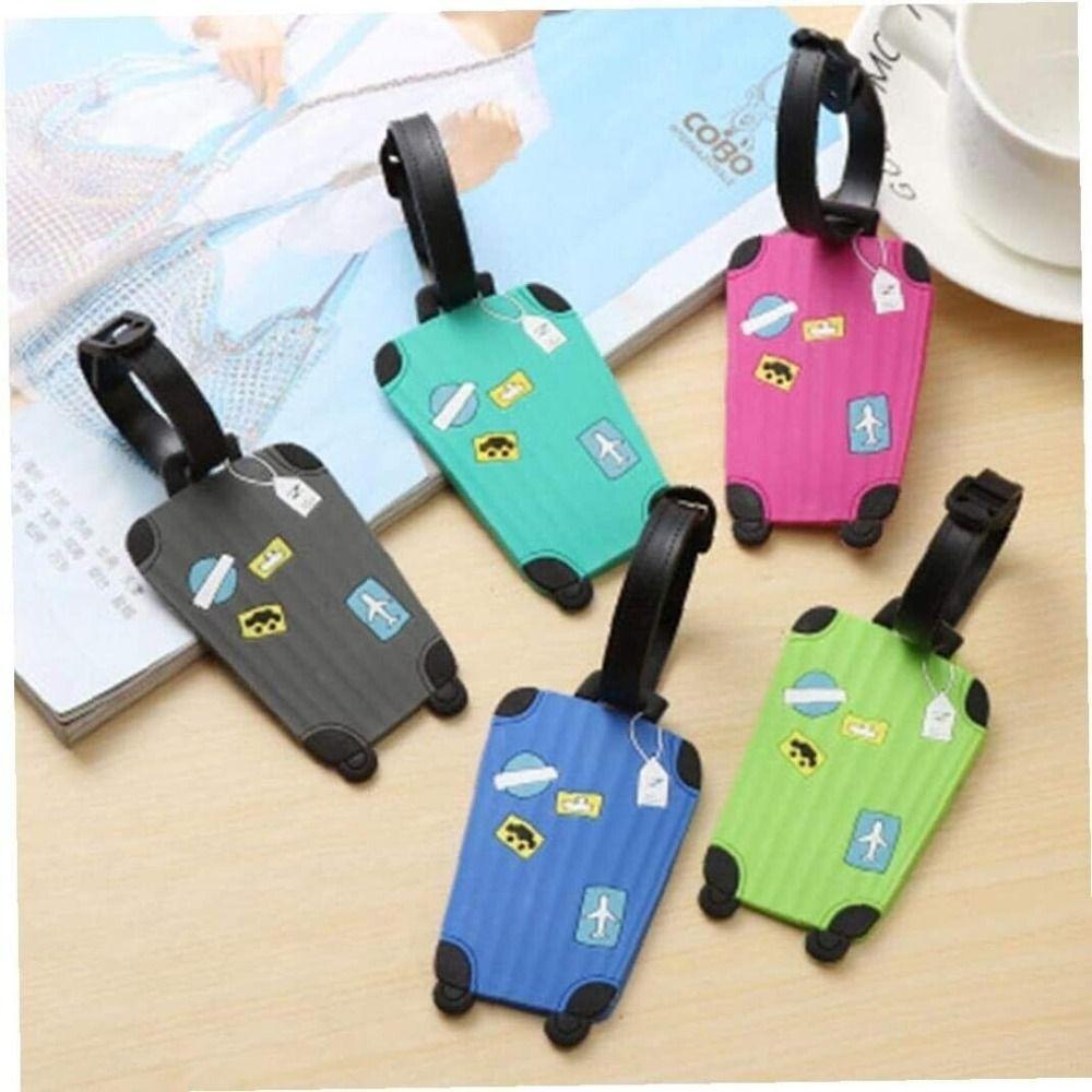 Cute Cartoon Tag Label Name ID Tags Suitcase Labels Baggage Suitcase Silicone Luggage Tag
Cute Cartoon Tag Label Name ID Tags Suitcase Labels Baggage Suitcase Silicone Luggage Tag