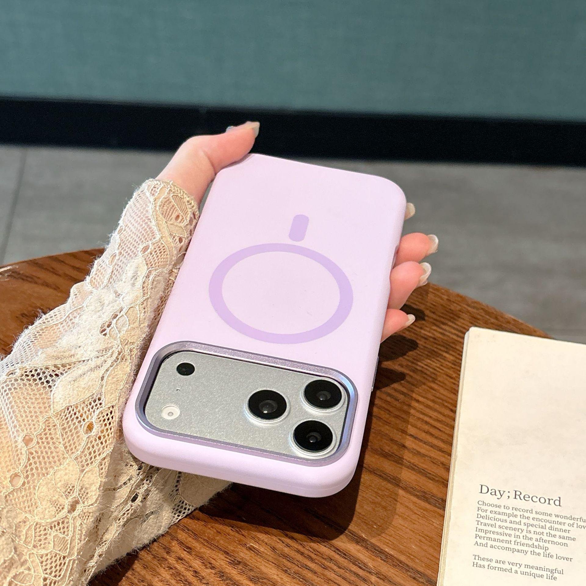 Liquid Silicone Magnetic Case for iPhone 17 Pro Max with Metal Buttons and Flocked Lining iPhone 16 Pro Max
Liquid Silicone Magnetic Case for iPhone 17 Pro Max with Metal Buttons and Flocked Lining iPhone 16 Pro Max