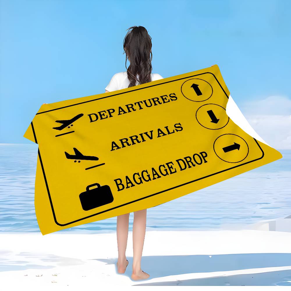 Classic Terminal Signage Beach Towel Colorful Bath Towels For Girl Microfiber Quick Dry Sand Free Beach Yoga Spa Gym W30*H60(CM)
Classic Terminal Signage Beach Towel Colorful Bath Towels For Girl Microfiber Quick Dry Sand Free Beach Yoga Spa Gym W30*H60(CM)