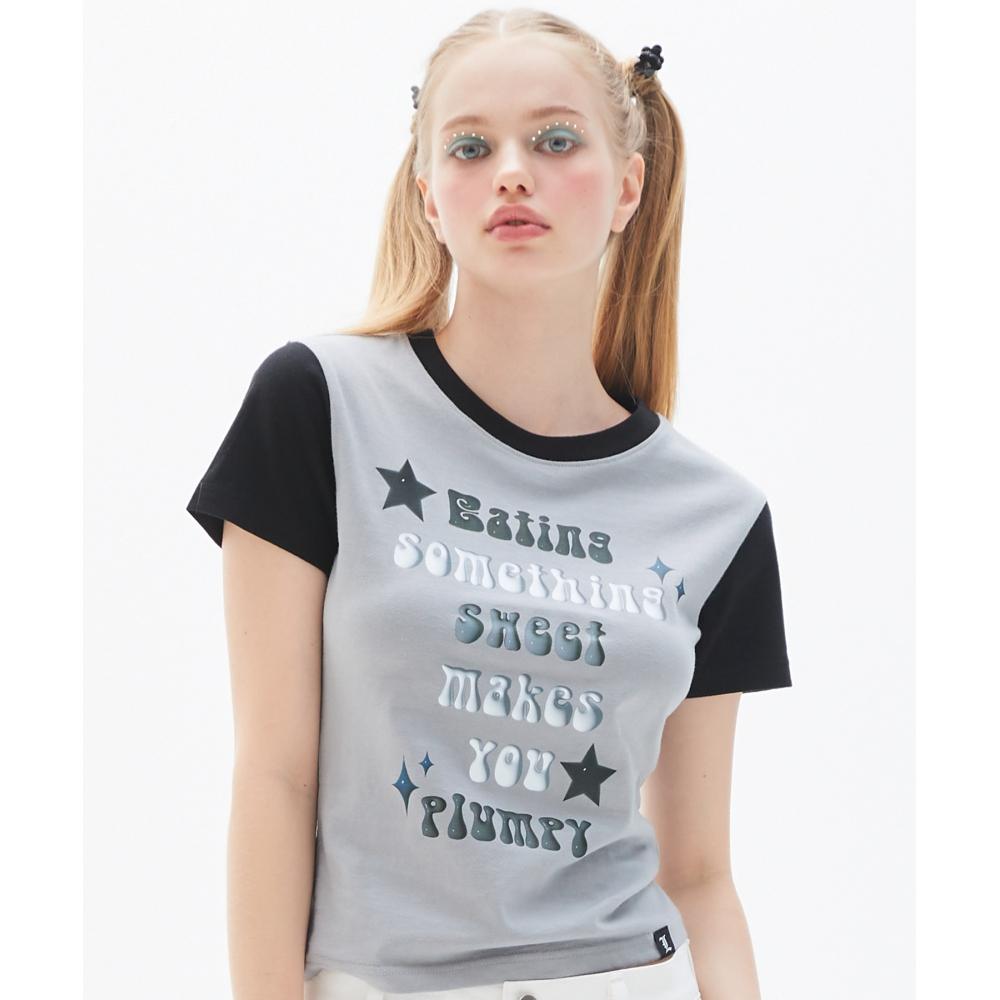 ФУТБОЛКА LUV IS TRUE PY С ГРАФИЧЕСКИМ РЕГЛАНОМ(СЕРЫЙ) 
ФУТБОЛКА LUV IS TRUE PY С ГРАФИЧЕСКИМ РЕГЛАНОМ(СЕРЫЙ)