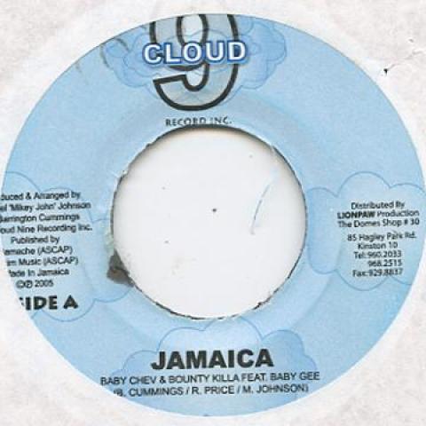 7inch Record BABY CHAM, BOUNTY KILLER, BABY G - Jamaica Cloud 9 2005 Jamaica Reggae, Ska & Dub
7inch Record BABY CHAM, BOUNTY KILLER, BABY G - Jamaica Cloud 9 2005 Jamaica Reggae, Ska & Dub