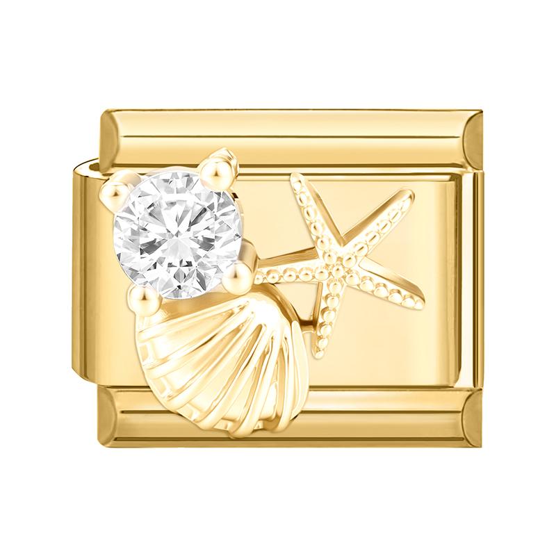 Gold Color Zircon Butterfly Moon Star Heart Italian Charm Link Fit 9mm Stainless Steel Bracelet Women Men DIY Making Gifts
Gold Color Zircon Butterfly Moon Star Heart Italian Charm Link Fit 9mm Stainless Steel Bracelet Women Men DIY Making Gifts