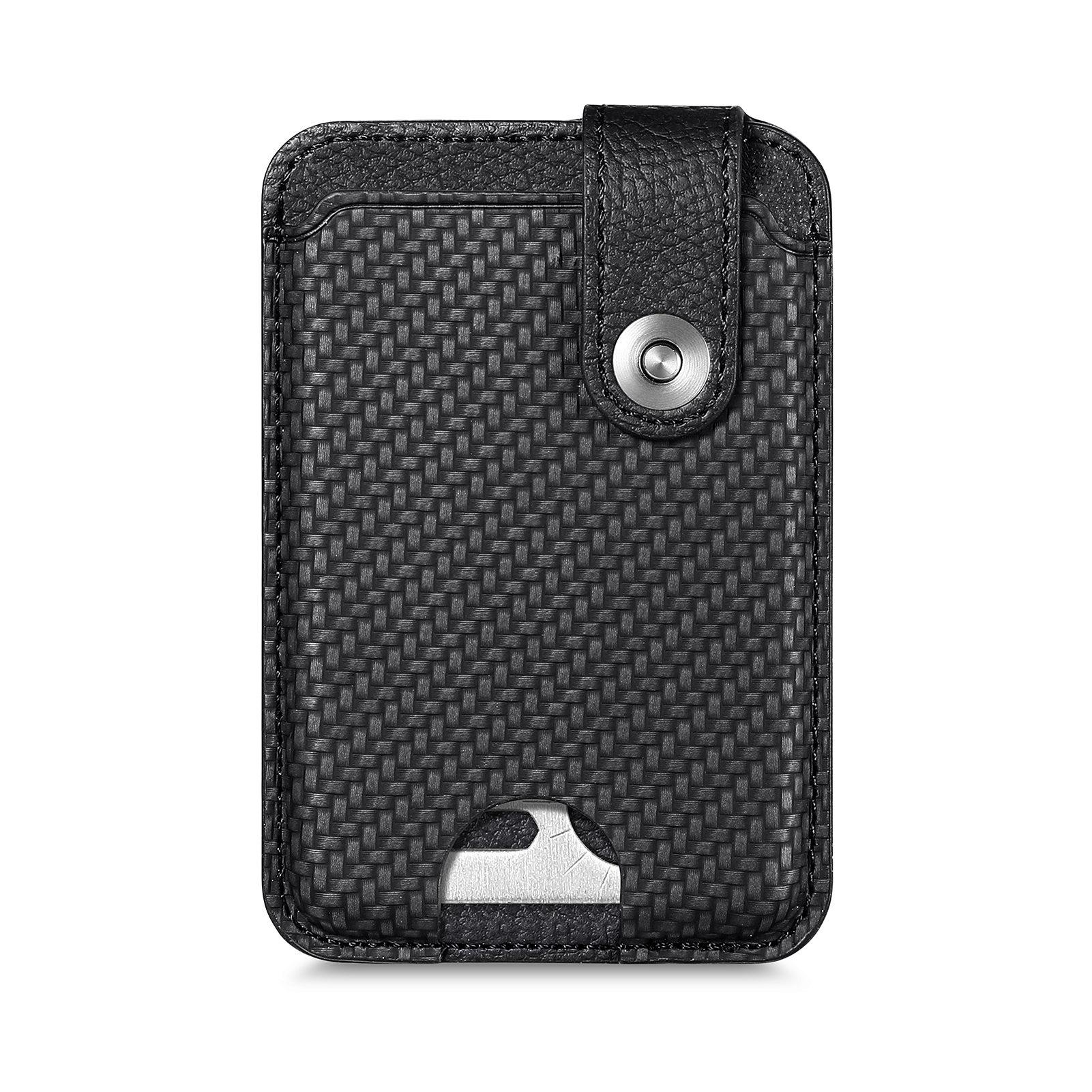 Phone Card Holder Carbon Fiber Texture Kickstand Adhesive PU Leather Card Bag Blue
Phone Card Holder Carbon Fiber Texture Kickstand Adhesive PU Leather Card Bag Blue