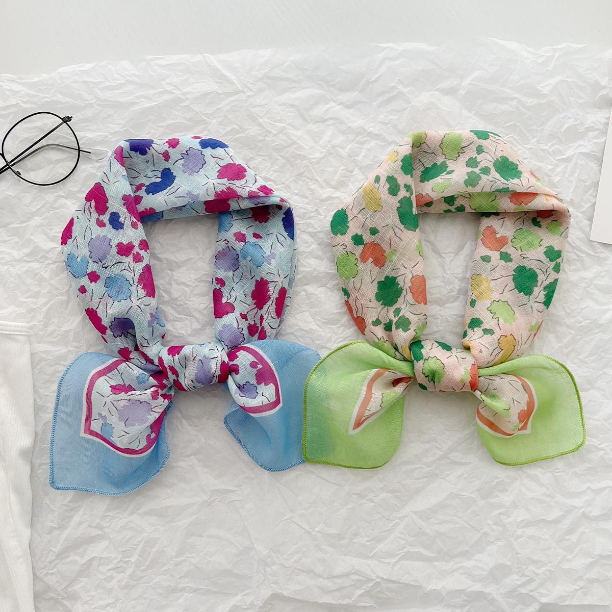 Spring And Summer Literary And Artistic Versatile Cotton And Linen Small Square Scarf Silk Scarf Femininity Scarf Headband Decorative Scarf 58-58cm
Spring And Summer Literary And Artistic Versatile Cotton And Linen Small Square Scarf Silk Scarf Femininity Scarf Headband Decorative Scarf 58-58cm