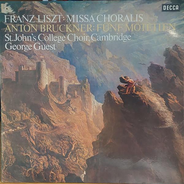 LP Record FRANZ LISZT ANTON BRUCKNER ST. Missa Choralis Five Motets SAD22141 Decca 1973 Germany Classical Used
LP Record FRANZ LISZT ANTON BRUCKNER ST. Missa Choralis Five Motets SAD22141 Decca 1973 Germany Classical Used