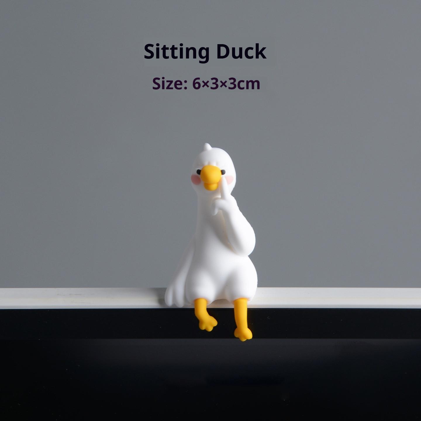 Cute Duck Resin Stress Relief Ornament Squishy Fidget Toy 5x3x3cm For Computer Monitor Edge Car Dashboard Desktop Office Workers
Cute Duck Resin Stress Relief Ornament Squishy Fidget Toy 5x3x3cm For Computer Monitor Edge Car Dashboard Desktop Office Workers