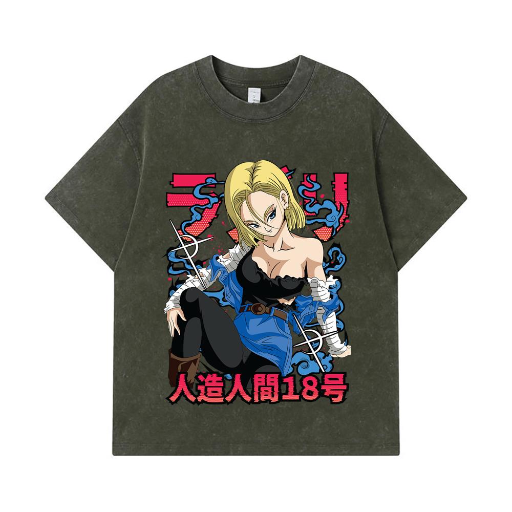 275 GSM Washed T-shirts 100% Cotton Dragon Ball V24 Android Print Unisex Heavy Cotton T Shirt S
275 GSM Washed T-shirts 100% Cotton Dragon Ball V24 Android Print Unisex Heavy Cotton T Shirt S