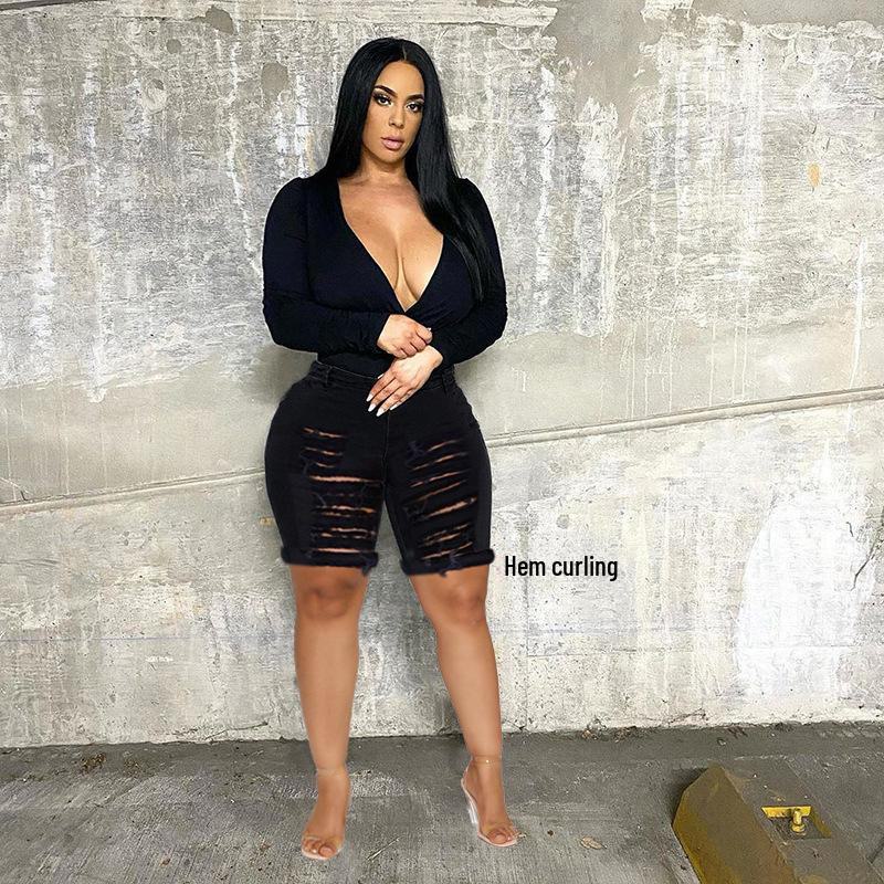 Женские белые рваные шорты Five-Point - Весенняя распродажа в европейском и американском стиле Large
Женские белые рваные шорты Five-Point - Весенняя распродажа в европейском и американском стиле Large