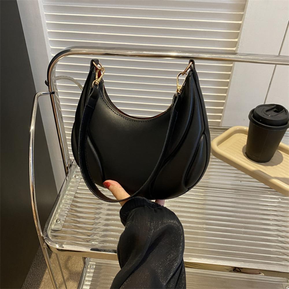 Casual Pu Leather Handbag Pu Leather Underarm Bag Fashionable Crescent Bag Girls чёрный
Casual Pu Leather Handbag Pu Leather Underarm Bag Fashionable Crescent Bag Girls чёрный