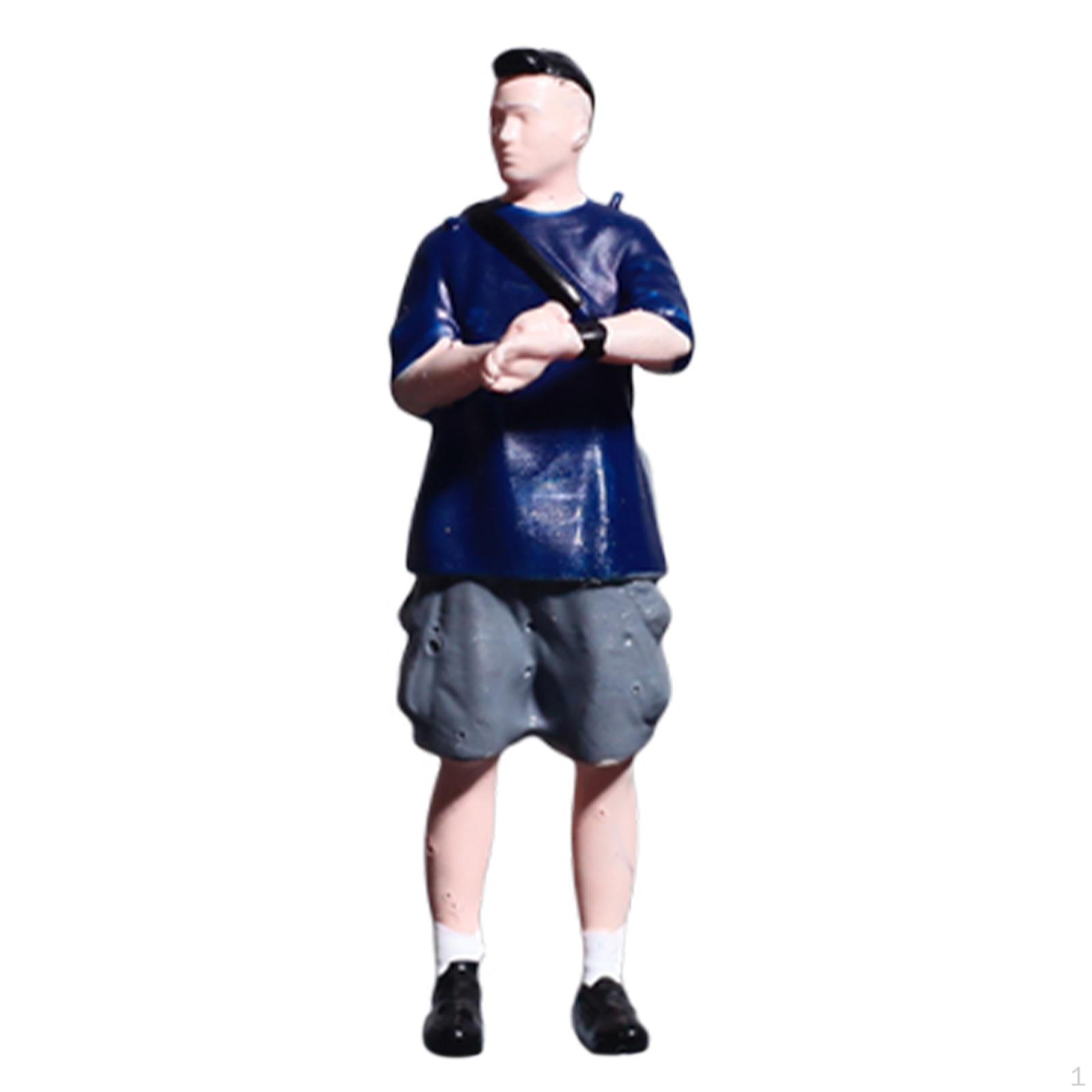 1/64 Miniature Figure Diorama Ornament Decoration Collectibles Tiny Photography Prop Painted Small Man Blue
1/64 Miniature Figure Diorama Ornament Decoration Collectibles Tiny Photography Prop Painted Small Man Blue