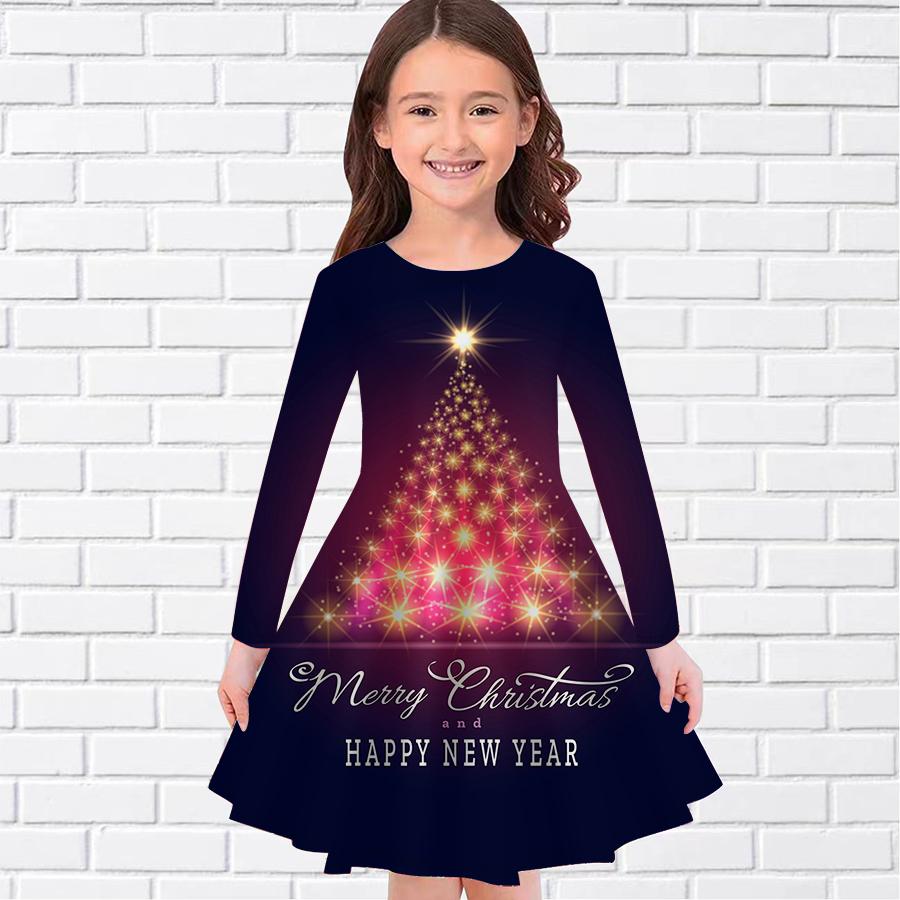 Повседневное платье для девочек с принтом звезд и рождественской елки, круглым вырезом и длинными рукавами, детское платье принцессы 140 красный
Повседневное платье для девочек с принтом звезд и рождественской елки, круглым вырезом и длинными рукавами, детское платье принцессы 140 красный