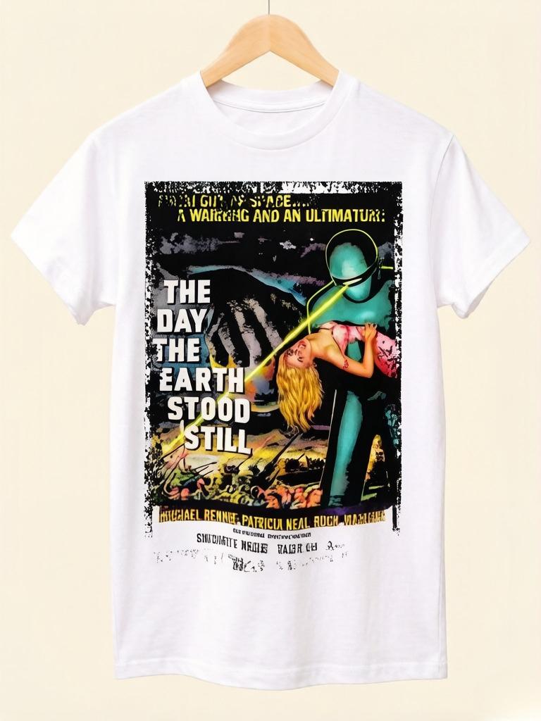 Earth Stopping Its Rotation 1951 A Unisexs and Womens Unisex Black Tshirt Inspired By The Movie Poster 4XL
Earth Stopping Its Rotation 1951 A Unisexs and Womens Unisex Black Tshirt Inspired By The Movie Poster 4XL