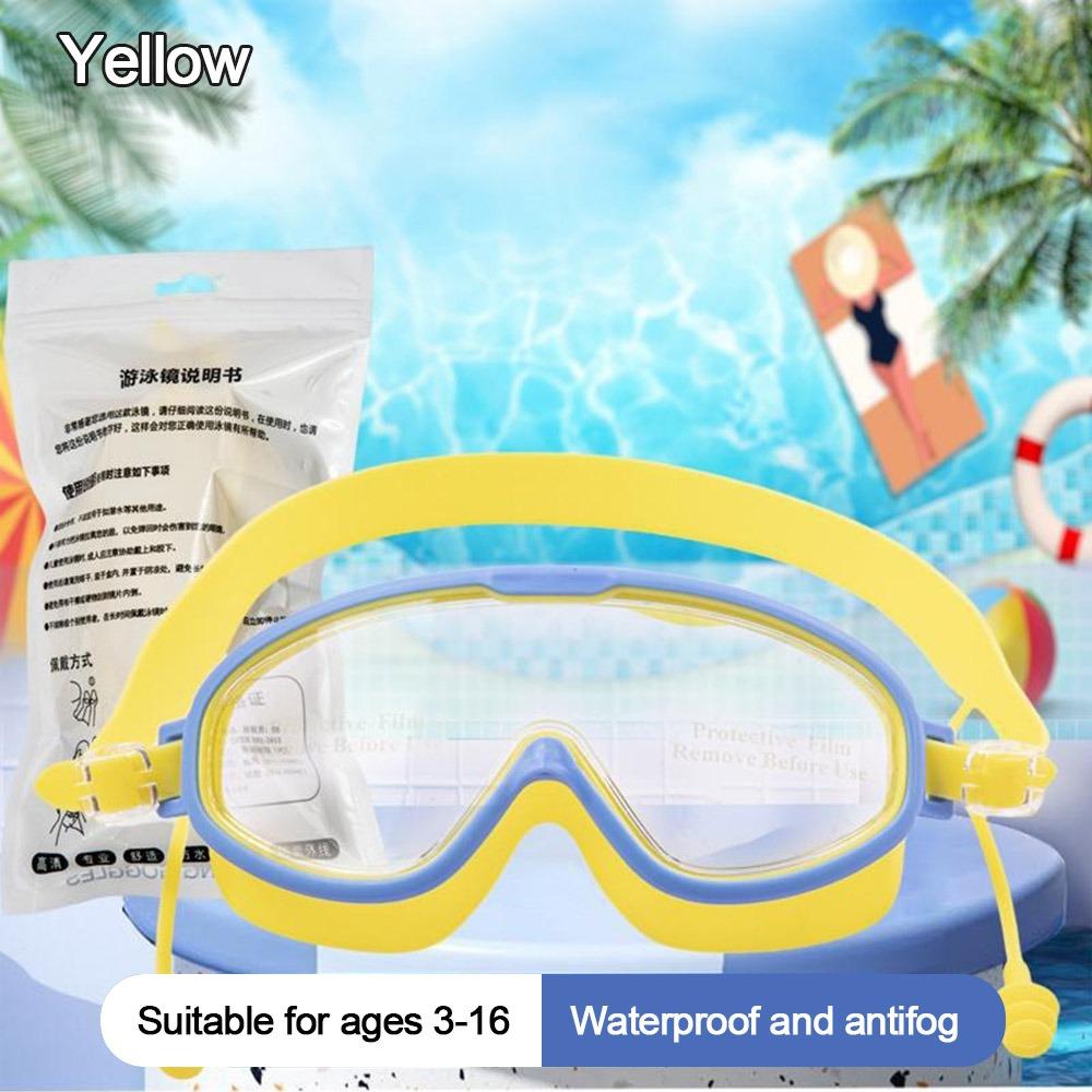 Waterproof Anti-fog Kids Swimming Goggles Big Frame Eyeglasses Outdoor Sports Swimming Supplies жёлтый
Waterproof Anti-fog Kids Swimming Goggles Big Frame Eyeglasses Outdoor Sports Swimming Supplies жёлтый