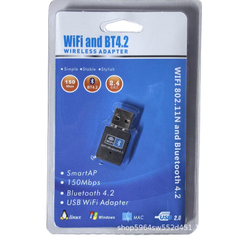 5G Dual-Band Bluetooth 4.2 USB WiFi Receiver for Laptop and Desktop
5G Dual-Band Bluetooth 4.2 USB WiFi Receiver for Laptop and Desktop