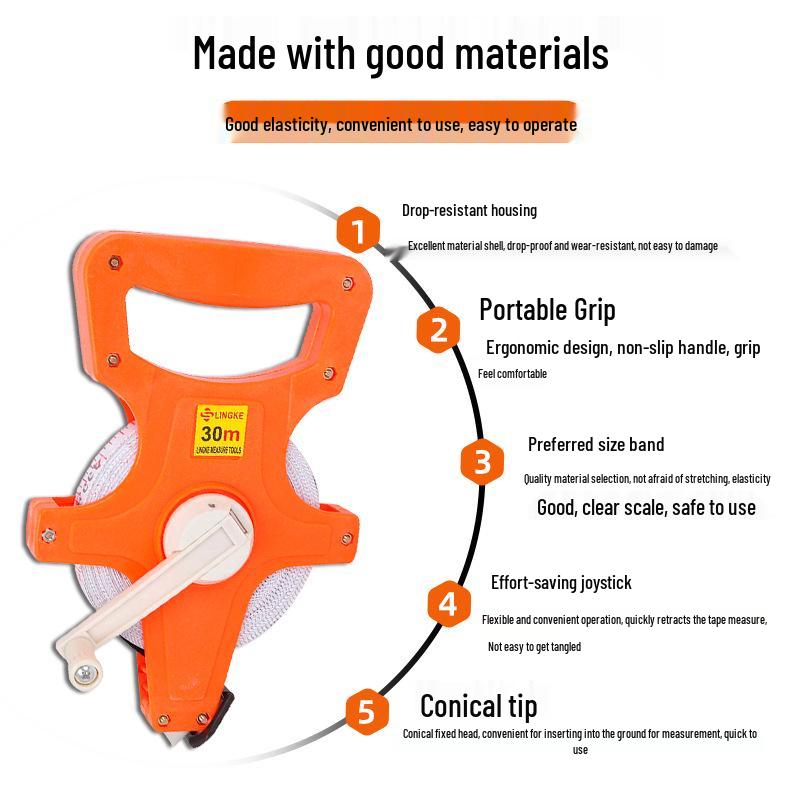 X20 Multi-Spec Handheld Fiber Measuring Tape - Soft Leather Construction Site Tool With Hand-Crank Function Red Frame 10m (48 pcs/box) Inches
X20 Multi-Spec Handheld Fiber Measuring Tape - Soft Leather Construction Site Tool With Hand-Crank Function Red Frame 10m (48 pcs/box) Inches