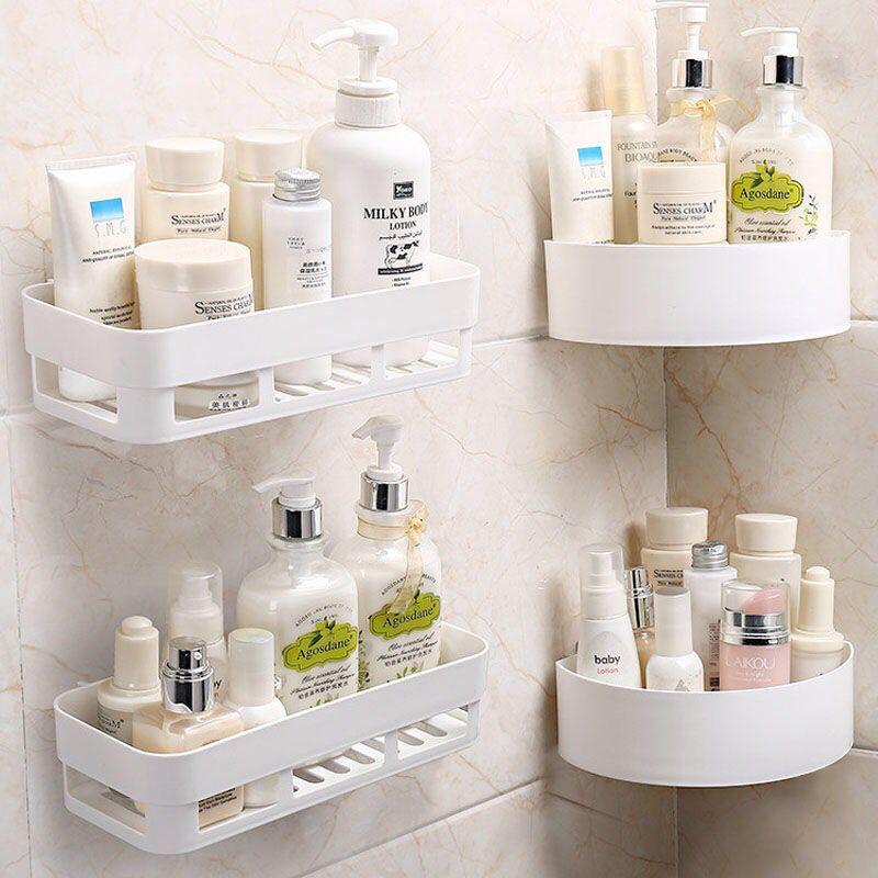 Полки для кухни, ванной комнаты, без перфорации, настенная подвесная корзина для хранения на присоске, бесследная треугольная полка для хранения, коробка для мыла