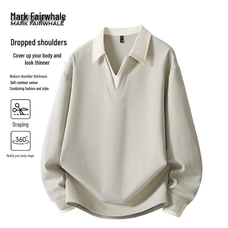 MARK FAIRWHALE Men s Faux Two-Piece Color Block Polo Sweatshirt 5XL
MARK FAIRWHALE Men s Faux Two-Piece Color Block Polo Sweatshirt 5XL