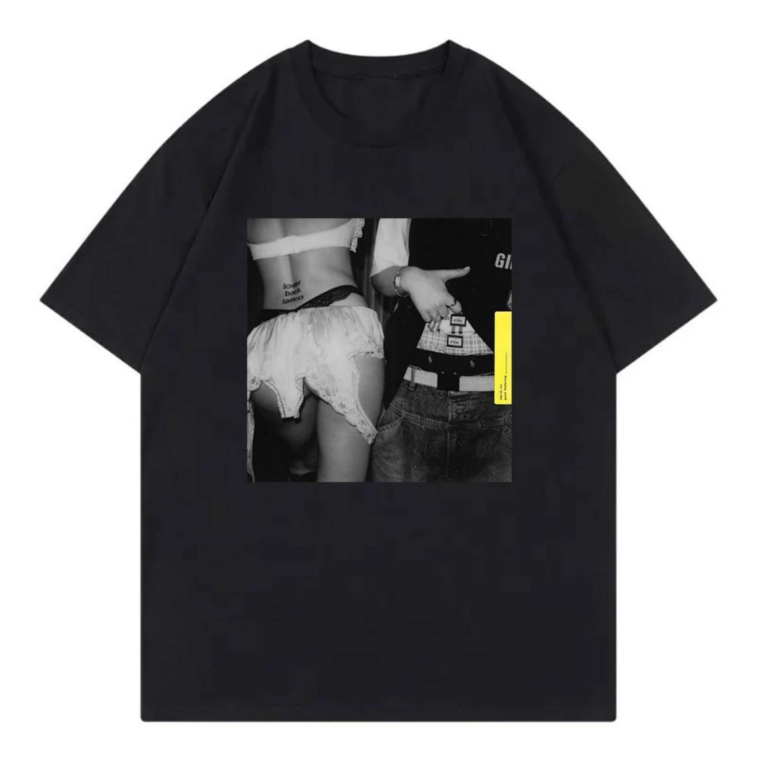 Summer Men s Pure Cotton T-shirt Charli XcX Billie Brat Song of the Summer Printed T-shirt Charli Likes Boys Short Sleeves XXXXXL чорний
Summer Men s Pure Cotton T-shirt Charli XcX Billie Brat Song of the Summer Printed T-shirt Charli Likes Boys Short Sleeves XXXXXL чорний