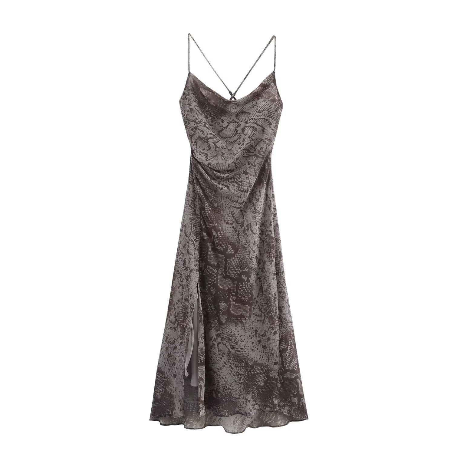 2025 Spring Women s Fashion: Slim Animal Print Slip Dress Extra Small темно-коричневого
2025 Spring Women s Fashion: Slim Animal Print Slip Dress Extra Small темно-коричневого