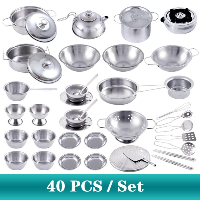 Мини-кухонная утварь из нержавеющей стали, набор игрушек для детей, девочка может держать еду, приготовление пищи, кухонное образование, ролевые игры, игрушки для детей
Мини-кухонная утварь из нержавеющей стали, набор игрушек для детей, девочка может держать еду, приготовление пищи, кухонное образование, ролевые игры, игрушки для детей