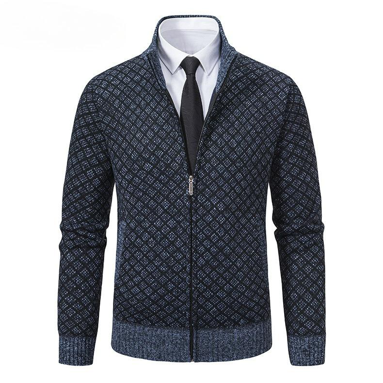 Autumn and Winter Men s Fashion Plaid Jacket Jacket Men s Trend Stand-up Collar Slim Long-sleeved Casual Sweater 3XL
Autumn and Winter Men s Fashion Plaid Jacket Jacket Men s Trend Stand-up Collar Slim Long-sleeved Casual Sweater 3XL