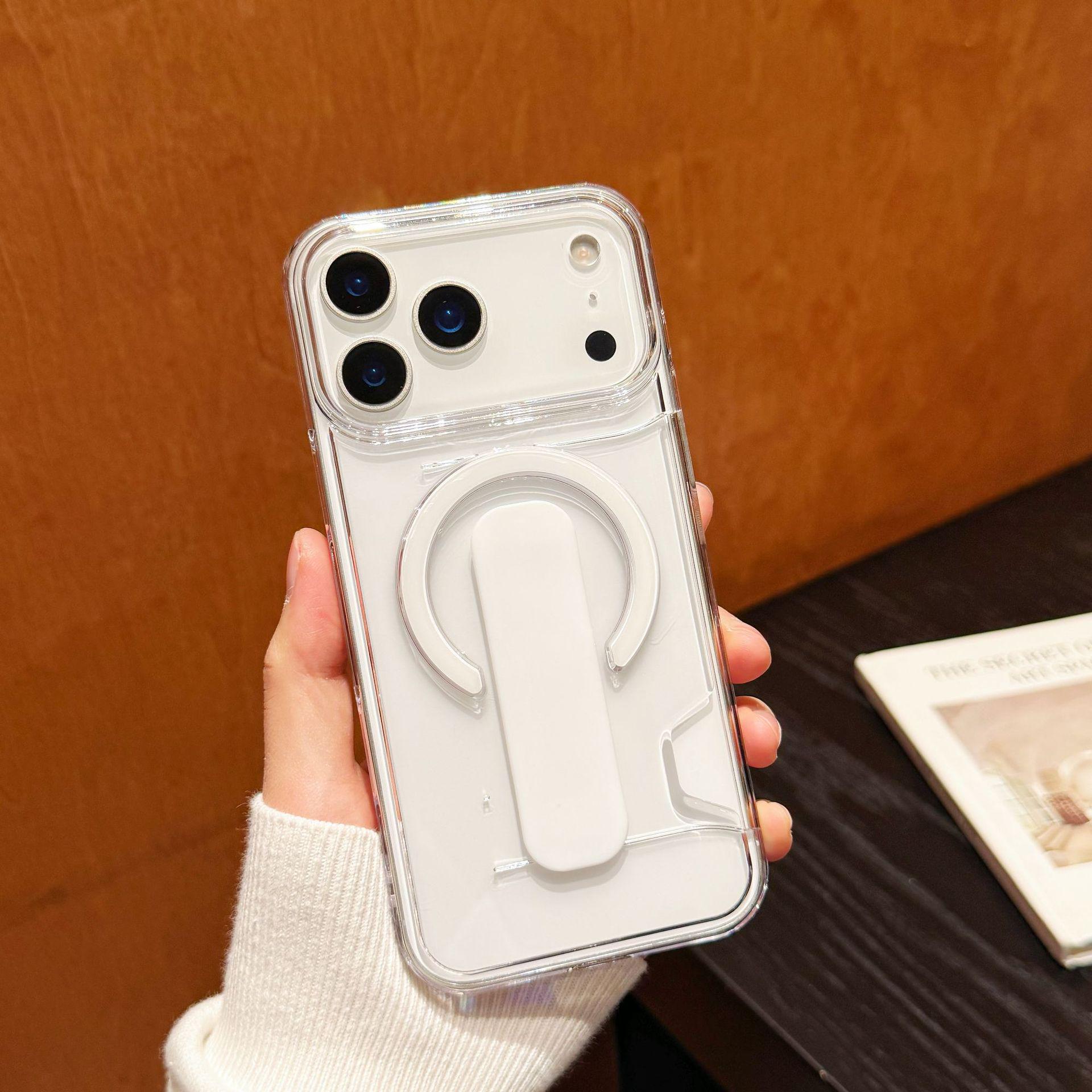 High-Transparency Magnetic iPhone 16 Pro Max Case with Stand & Card Slot iPhone 15
High-Transparency Magnetic iPhone 16 Pro Max Case with Stand & Card Slot iPhone 15