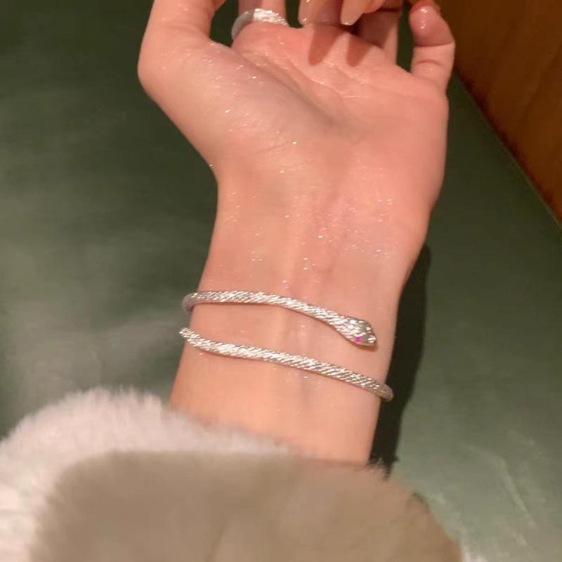 Дизайн холодного ветра, маленький змеиный свет, роскошный браслет, женский нишевый изысканный универсальный браслет высокого класса
Дизайн холодного ветра, маленький змеиный свет, роскошный браслет, женский нишевый изысканный универсальный браслет высокого класса