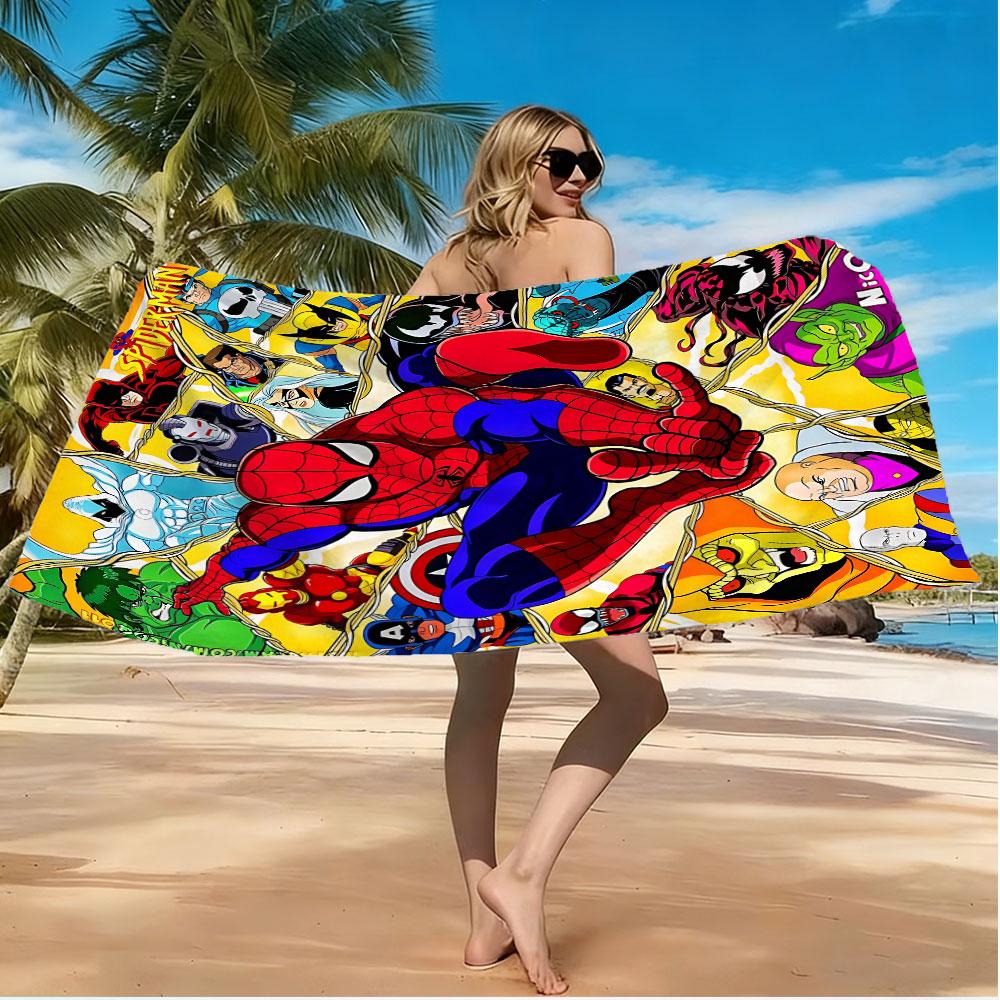 1pcs Marvel Spider-Man Beach Towel, Digitally Printed Pool Towel, Quick-Drying Soft, Suitable for Beach/Camping/Surfing/Swimming W30*H60(CM)
1pcs Marvel Spider-Man Beach Towel, Digitally Printed Pool Towel, Quick-Drying Soft, Suitable for Beach/Camping/Surfing/Swimming W30*H60(CM)