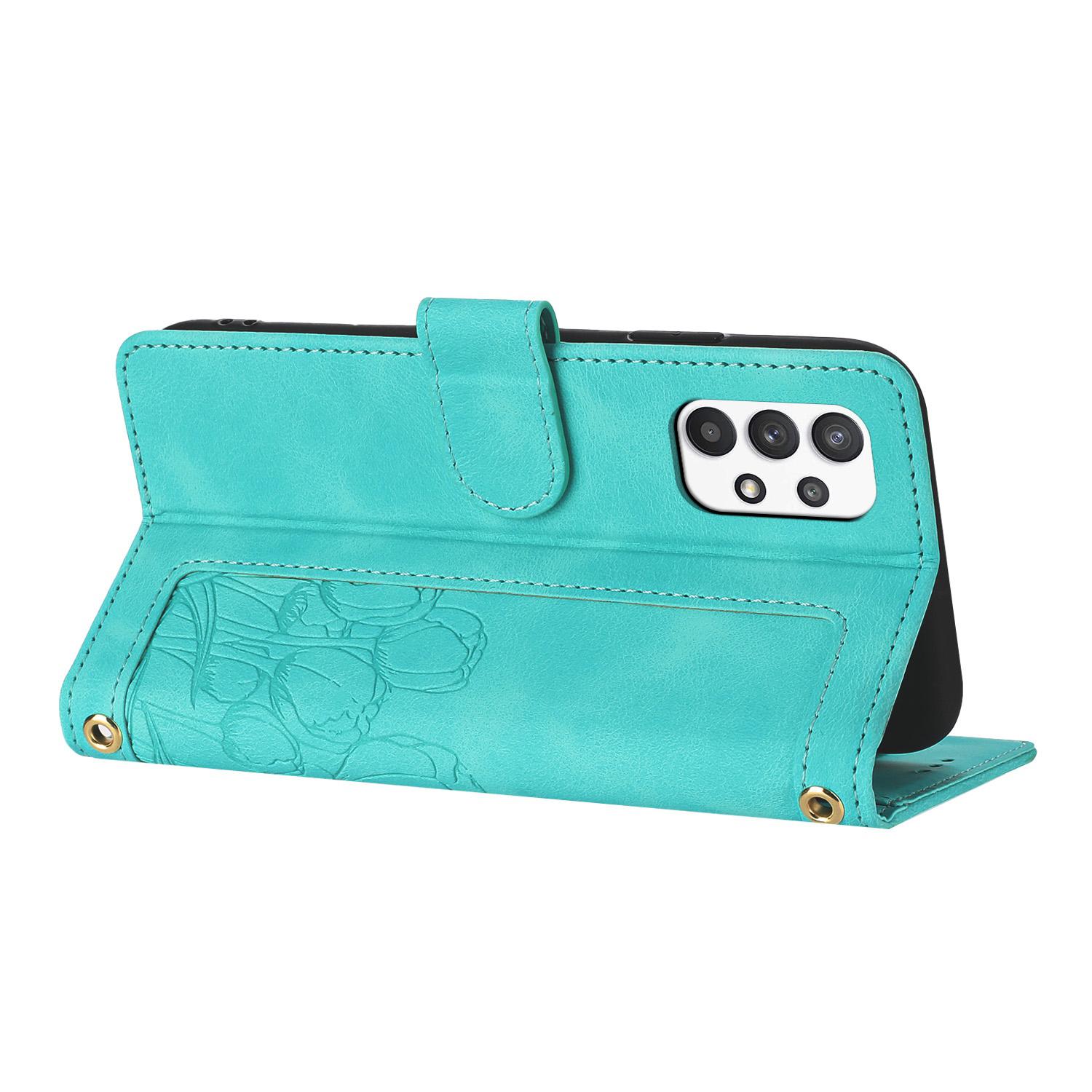 For Samsung Galaxy A23 5G (Global Version)/A23 4G Case Tulip Leather Phone Cover with 5 Card Slots Wallet Green
For Samsung Galaxy A23 5G (Global Version)/A23 4G Case Tulip Leather Phone Cover with 5 Card Slots Wallet Green