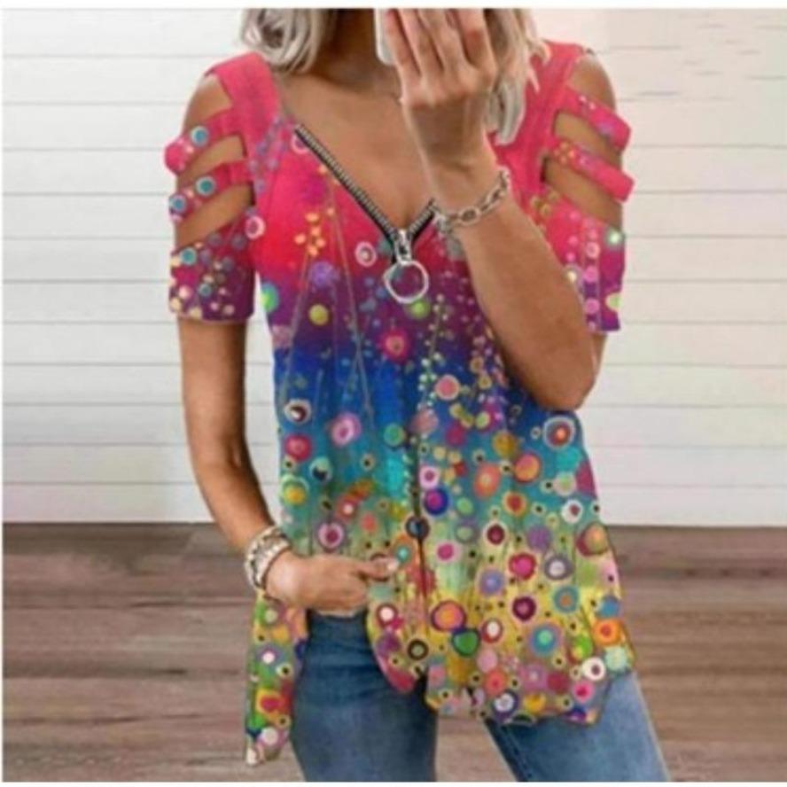 YYFS женские модные повседневные летние весенние блузки и рубашки с короткими рукавами и v-образным вырезом S красный
YYFS женские модные повседневные летние весенние блузки и рубашки с короткими рукавами и v-образным вырезом S красный