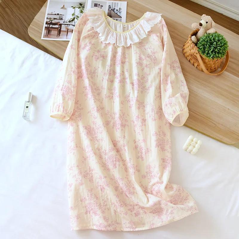 2025 Spring/Summer New Women s Sleeping Skirt 100% Cotton Long Sleeve Skirt Sweet and Cute Medium Length Dress Sleepwear Women L
2025 Spring/Summer New Women s Sleeping Skirt 100% Cotton Long Sleeve Skirt Sweet and Cute Medium Length Dress Sleepwear Women L